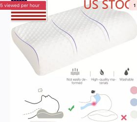Orthopedic Memory Foam Contour Breathe Sleep Pillow Cervical Neck Support US