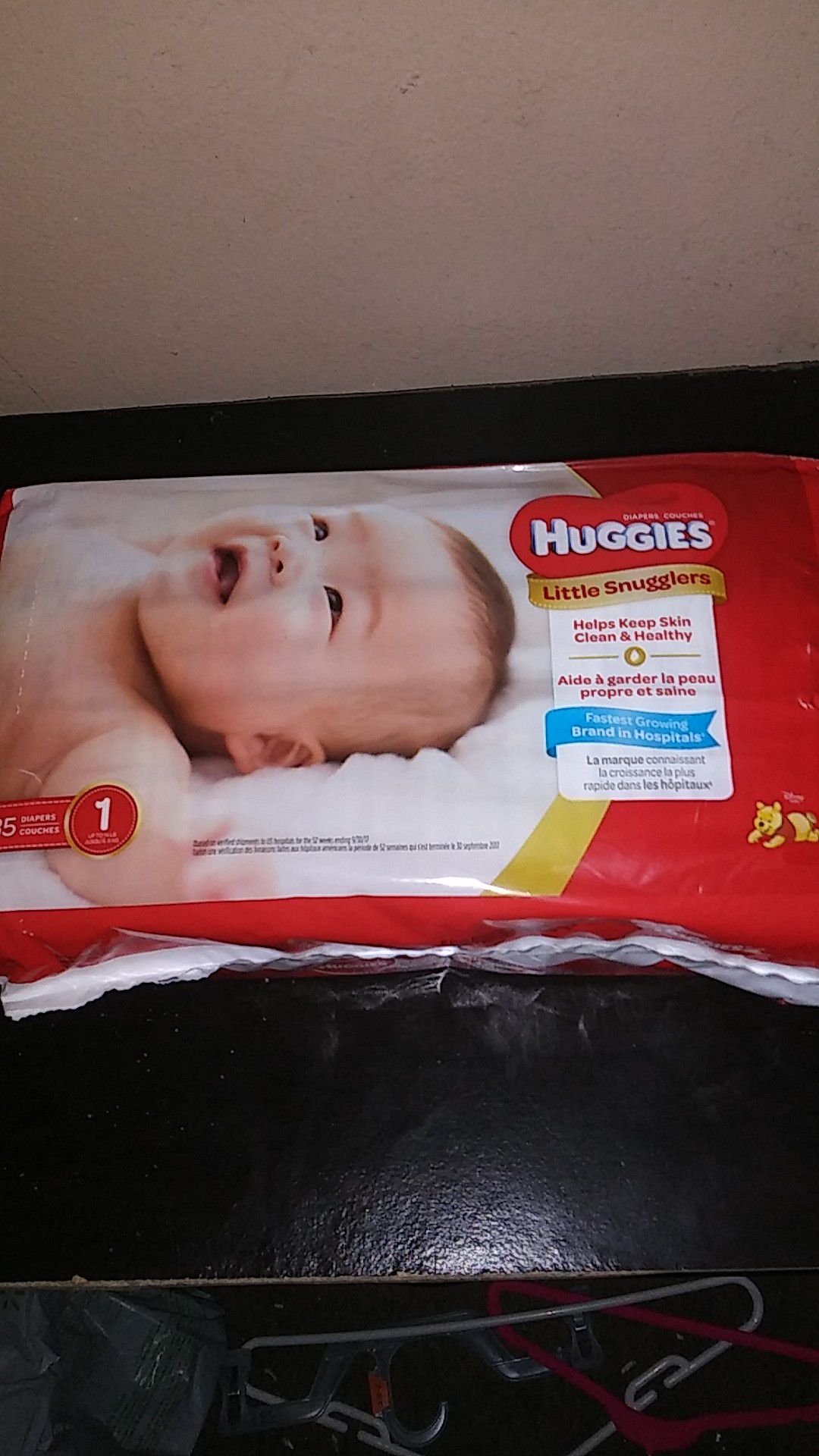 Size 1 Huggies baby diapers
