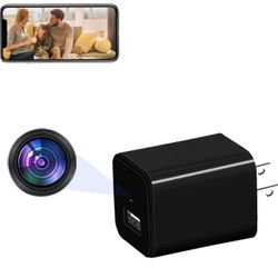 Brandnew 4K WiFi Hidden Camera - USB Charger Spy Cam with Ultra HD Resolution, Remote View, Motion Detection, Nanny Camera for Indoor with APP Support