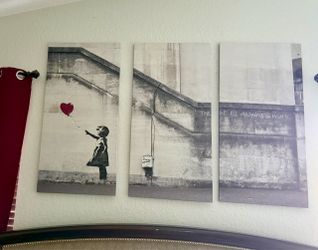 Banksy wall art