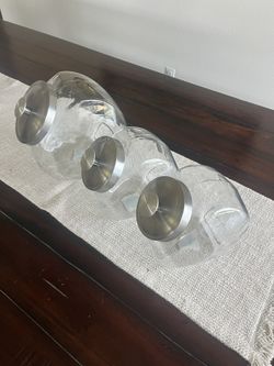 Glass Penny Jars Or Candy Jars