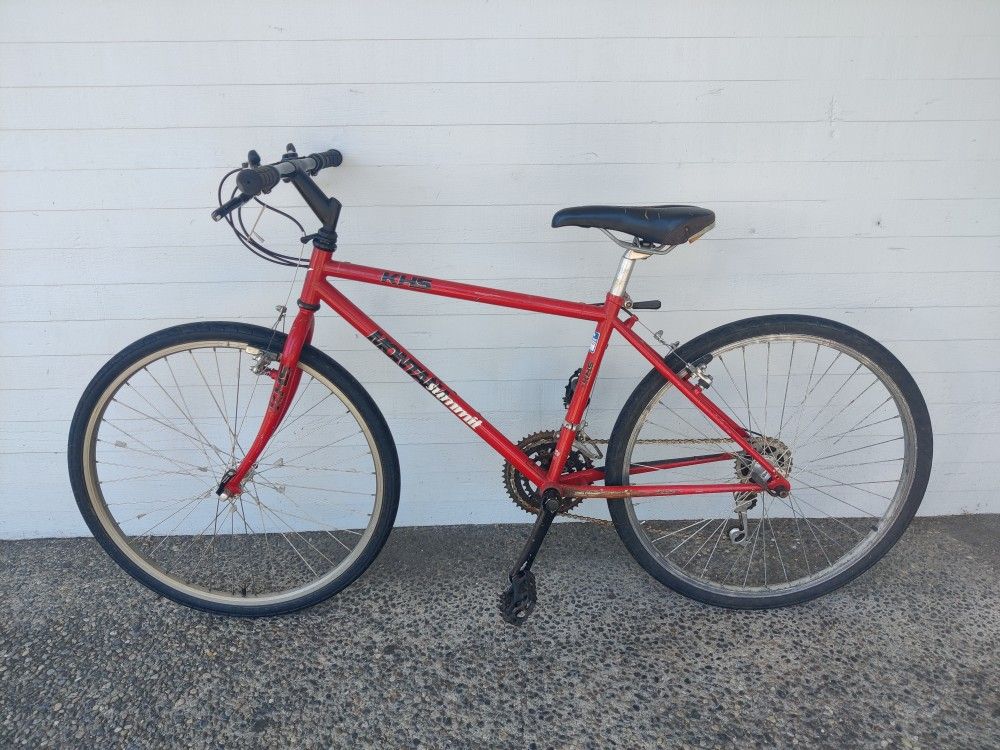 KHS 26" 21-Speed Hybrid Commuter / Road Bike - Light 16" Frame - Specialized Seat - Easy Thumb Shifter - Ready To Ride!