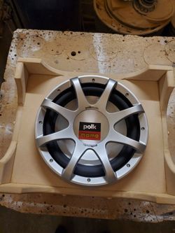 NEW POLK AUDIO MOMO 12 IN BEDLINER CUSTOM BUILT DOWNFIRE BOX