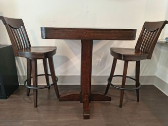 Pub Table and Chairs actual bar height