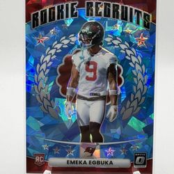 Emeka Egbuka Optic Blue Ice Rookie Recruits /55