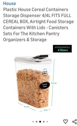 Cereal Containers.