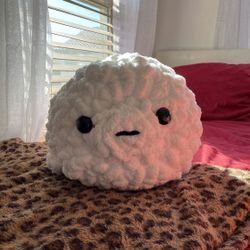 Handmade Jumbo Crocheted Amigurumi Seal Plushie