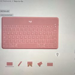 Brand New In Box - Logitech Keys To Go For iPhone, iPad, Apple Tv & Mac