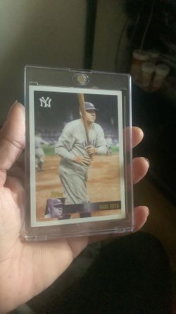 Babe Ruth baseball card