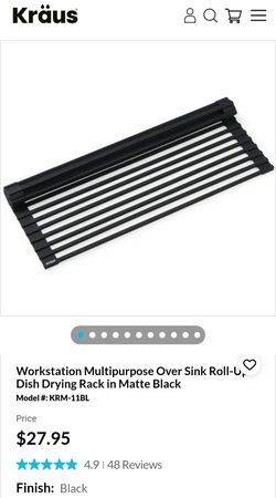 Kraus Roll Up Dish Drying Rack