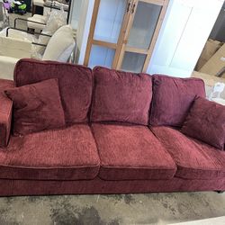 NEW - Korser 89"Chenille Sofa 3 Seater Couch with Extra Upholstered Deep Seats for Living Room