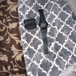  Bluetooth Headphones And a Watch