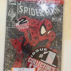 Spider-Man #1 Silver Edition 1990 NM Todd McFarlane Sealed In Poly Bag Marvel