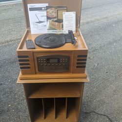 4 in 1 Vinyl Player With Stand 