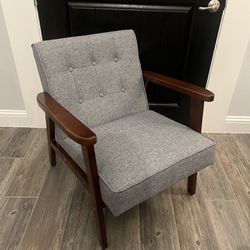 New Gray MCM Armchair