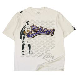 UNK Kobe Bryant Shirt Mens Medium M White Los Angeles LA Lakers KB 8 24 Vintage