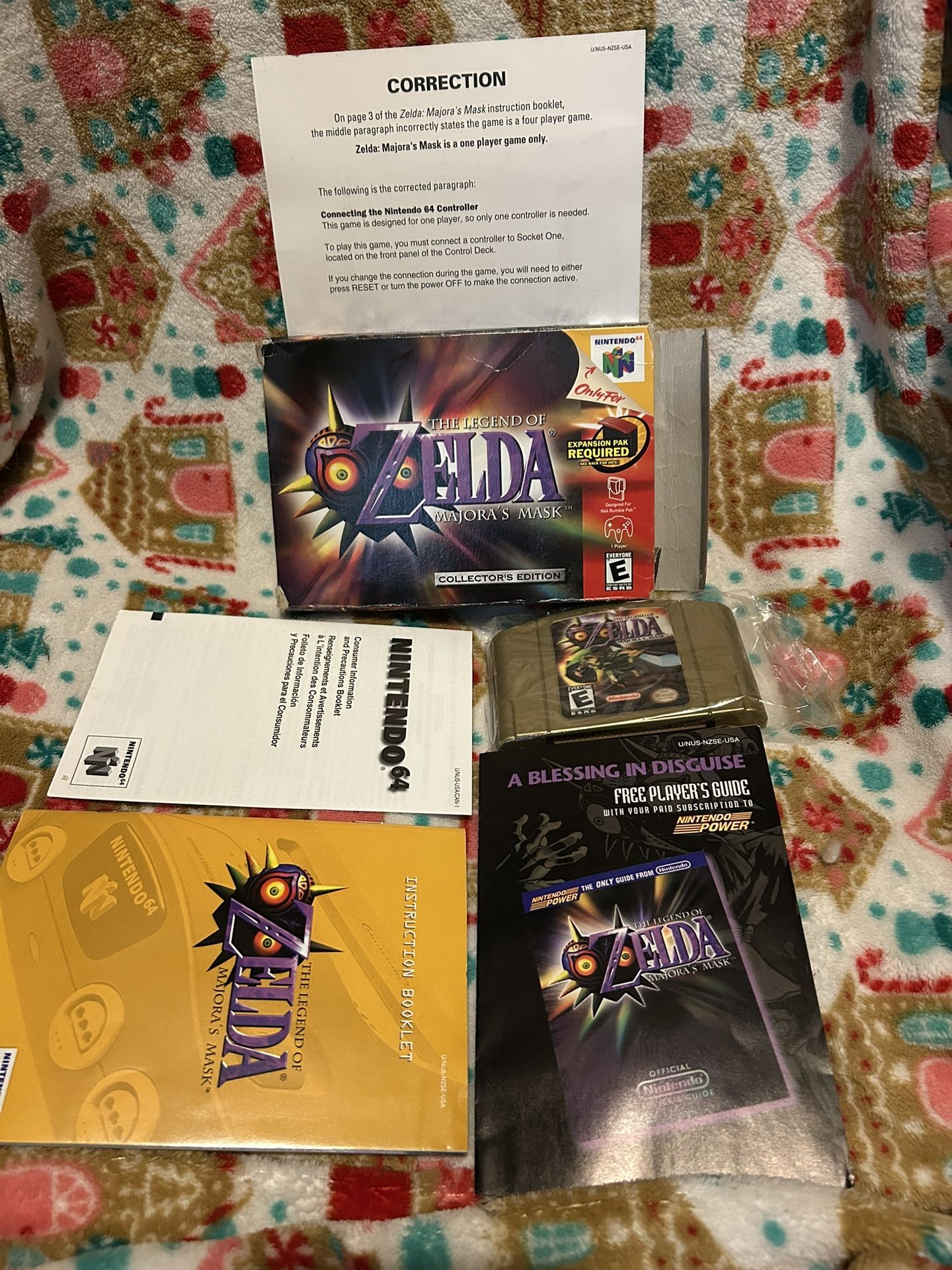 Zelda Majora’s Mask CIB For Nintendo 64