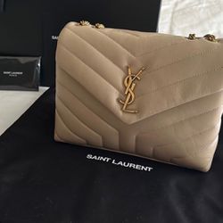 Ysl Loulou Small Beige 