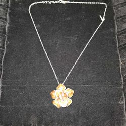 Yellow Flower Pendant 