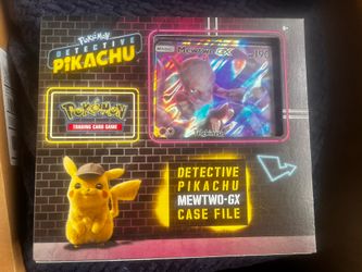 2019 Pokémon Detective Pikachu Mewtwo GX Case File