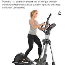 Elliptical Cross Trainer And Equipment Mat