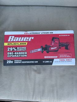 Bauer Brushless  Compact Reciprocating 20V