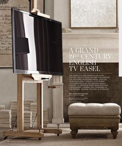 Restoration Hardware TV Easel