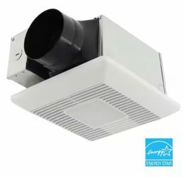 Open Box Panasonic Whisper Mighty LED Pick-A-Flow 70-90CFMCeiling/Wall ENERGYSTAR Bathroom Exhaust Fan 9.5 in. x 9.5 in. Grille Footprint