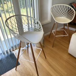 CB2 Sidera 30” Bar Stools (pair)