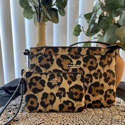 Coach Wild Beast Crossbody And Wristlet