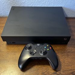 Xbox One X 1TB Console With Black Controller 