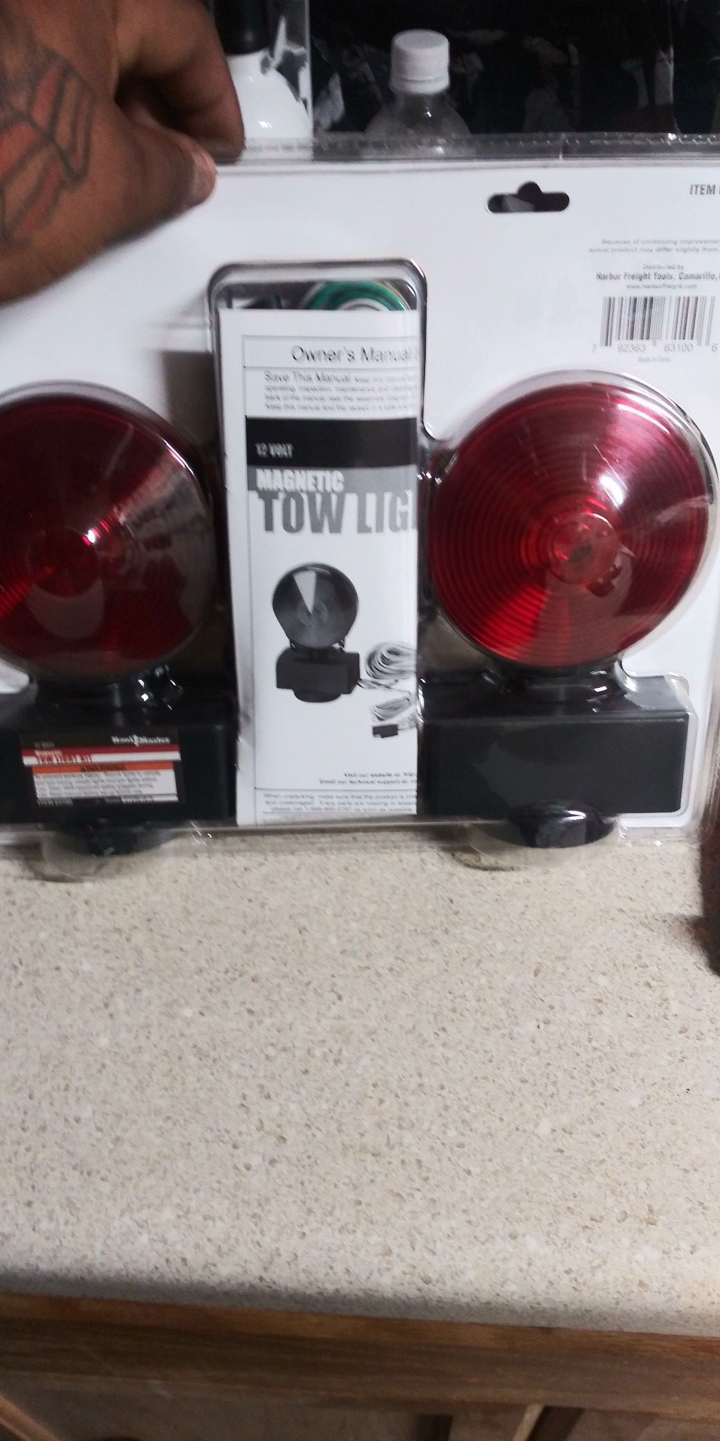 Magnectic tow light