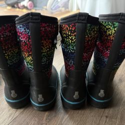 Kids Bogs Insulated Boots Size 11