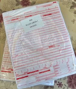 Lot of 1,000 pcs, Medicamento Billings Forms, N-LCF-UB04-1