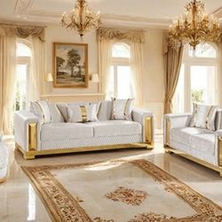 2 PCS SOFA & LOVESEAT SET (BRAND NEW)