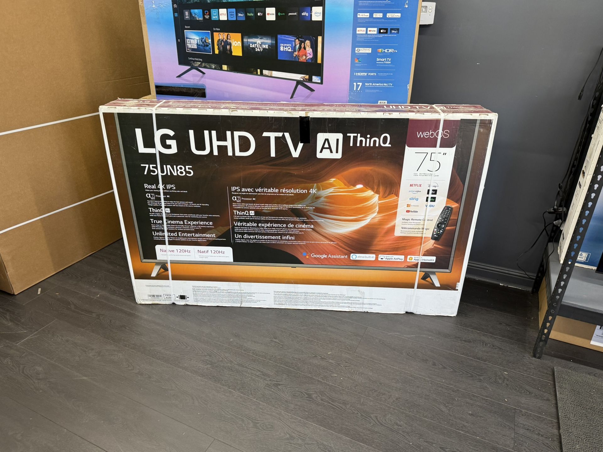 SMART 4K TV NEW LG 75INCH 75UN85