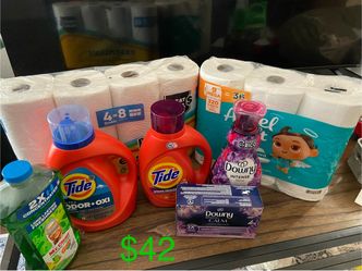 Household Bundle – Tide, Downy, Toilet Paper