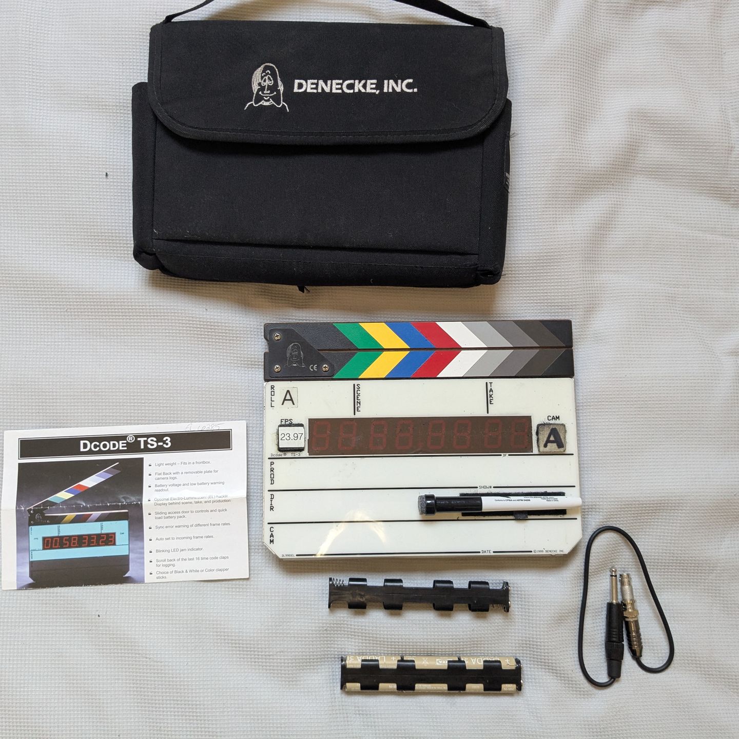 Denecke TS-3 Digital Timecode Slate- Full Kit for Sale in Washington ...
