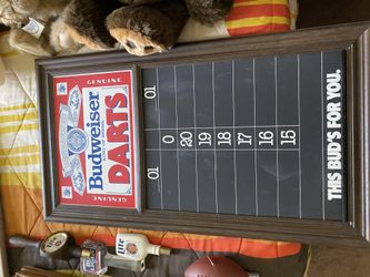 Budweiser darts scoreboard