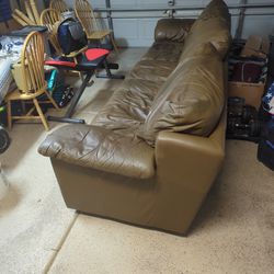 Italian Leather Couch