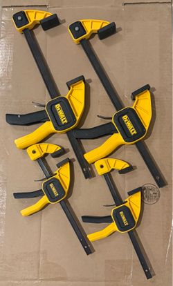 DEWALT Trigger Clamps / Bar Clamps Set - 4 Pack