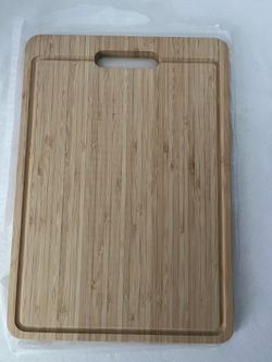 organic, solid bamboo cutting board
