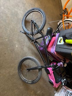 Black BMX Bike with Odyssey Tires