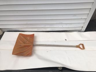 Hard plastic shovel