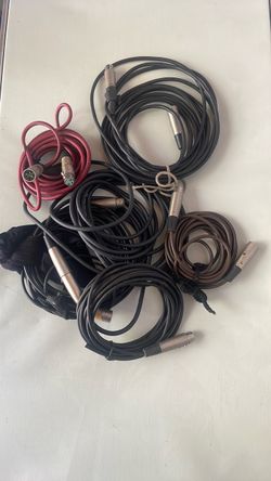 6 xlr mic cables short 5 to 15 feet