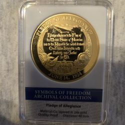 American Mint Symbols of Freedom Pledges Coin