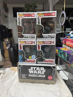 4  Godzilla Funko pops