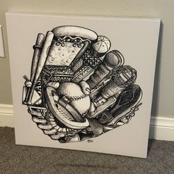 Baseball Glove Wall Art