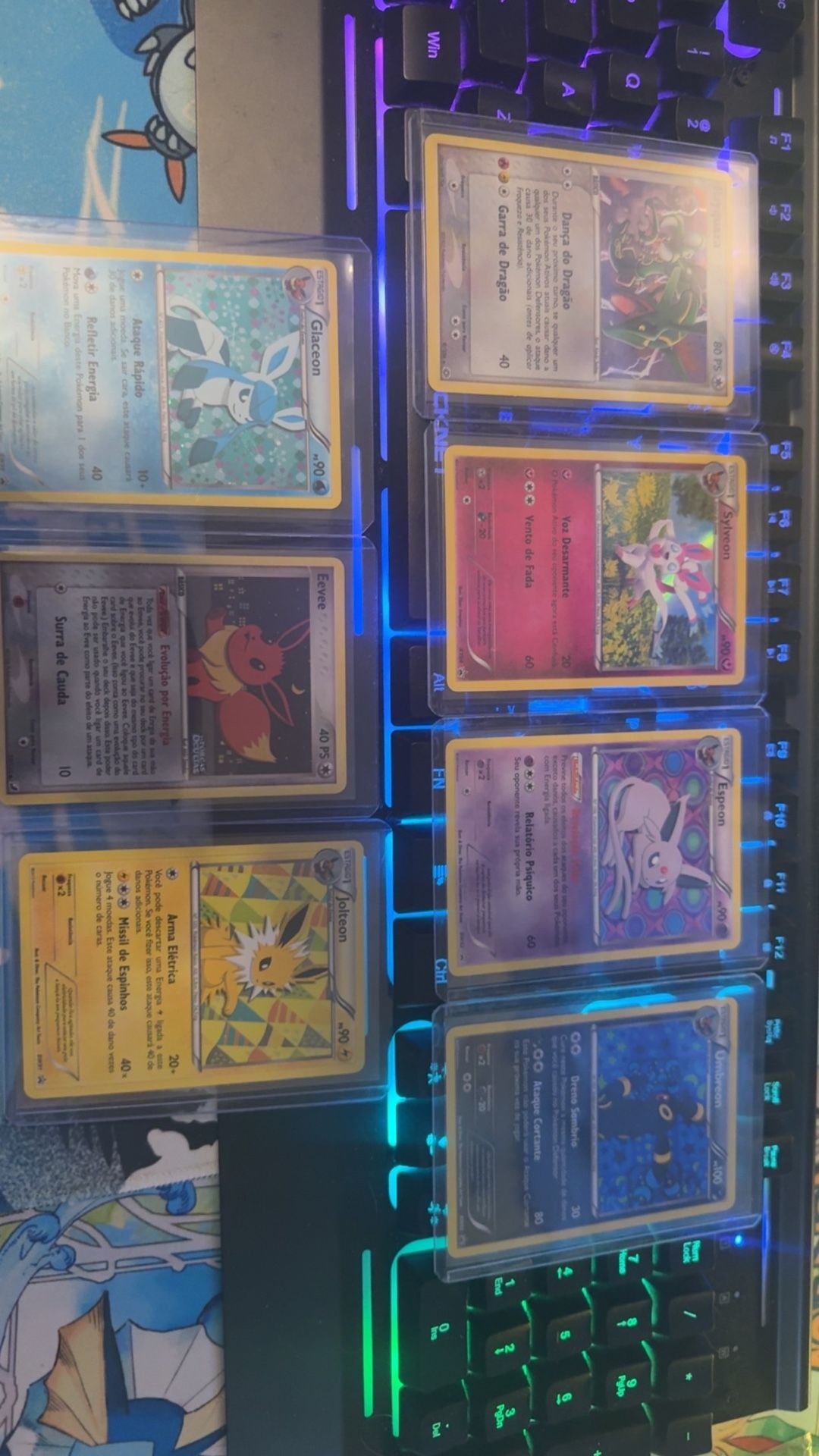 SPANISH Ray from EMERALD(2005)  and Most Of The BW Eevee PROMOS (2013)