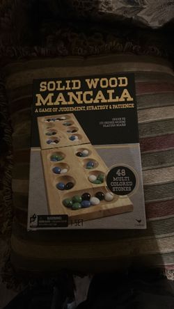 Hard Wood mancala game